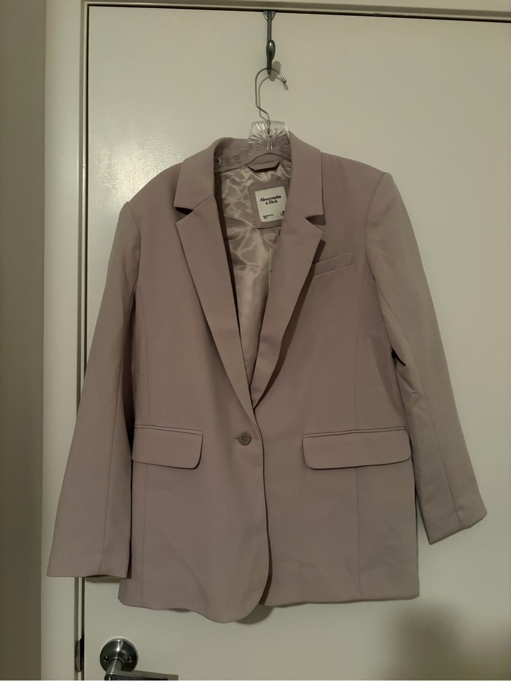 Abercrombie & Fitch Women's Blazer Jacket in Beige